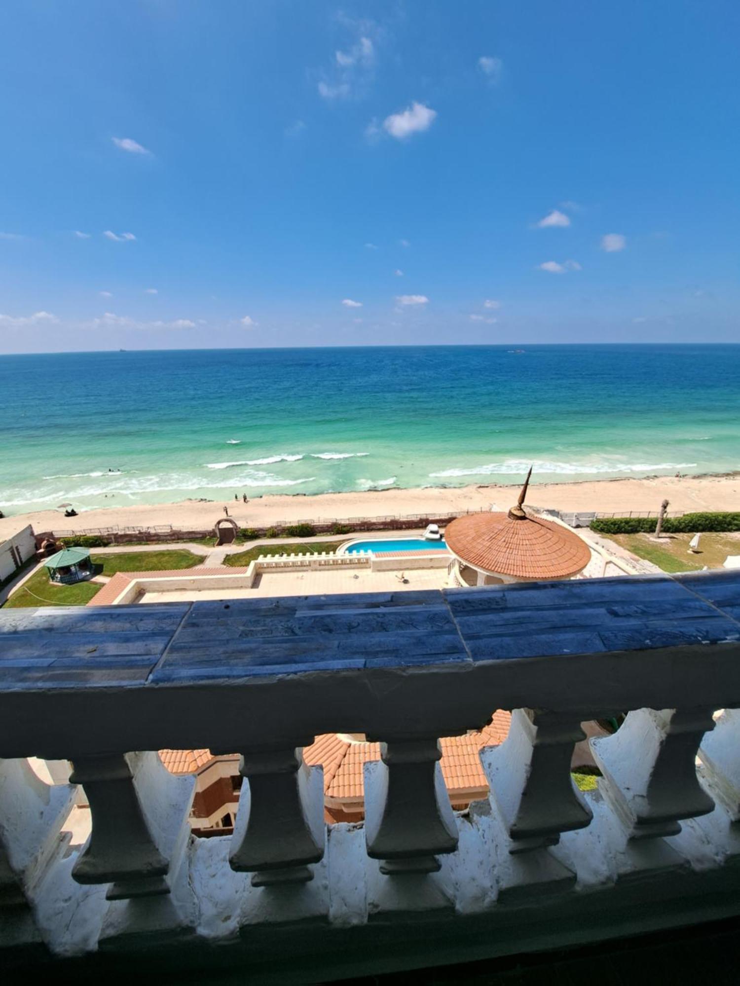 Panorama Apartment With A Charming Sea View Near Alexandria And Burg Elarab Intl Airport With Free Wifi شقة باطلالة ساحرة على البحر اول الساحل الشمالي Dış mekan fotoğraf