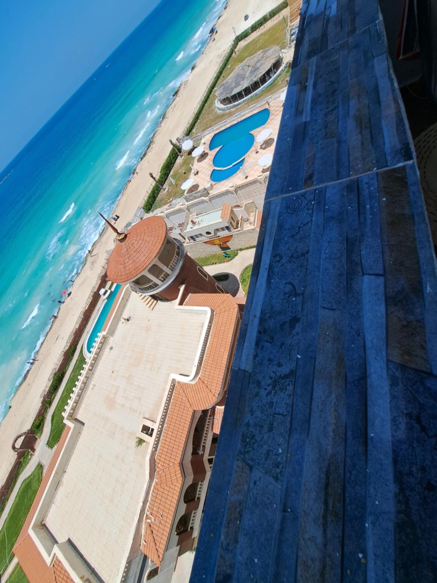 Panorama Apartment With A Charming Sea View Near Alexandria And Burg Elarab Intl Airport With Free Wifi شقة باطلالة ساحرة على البحر اول الساحل الشمالي Dış mekan fotoğraf