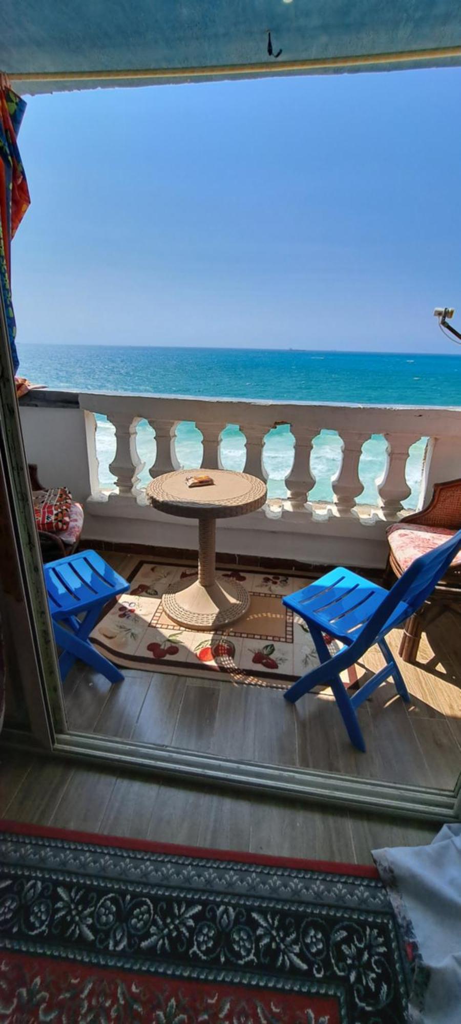 Panorama Apartment With A Charming Sea View Near Alexandria And Burg Elarab Intl Airport With Free Wifi شقة باطلالة ساحرة على البحر اول الساحل الشمالي Dış mekan fotoğraf