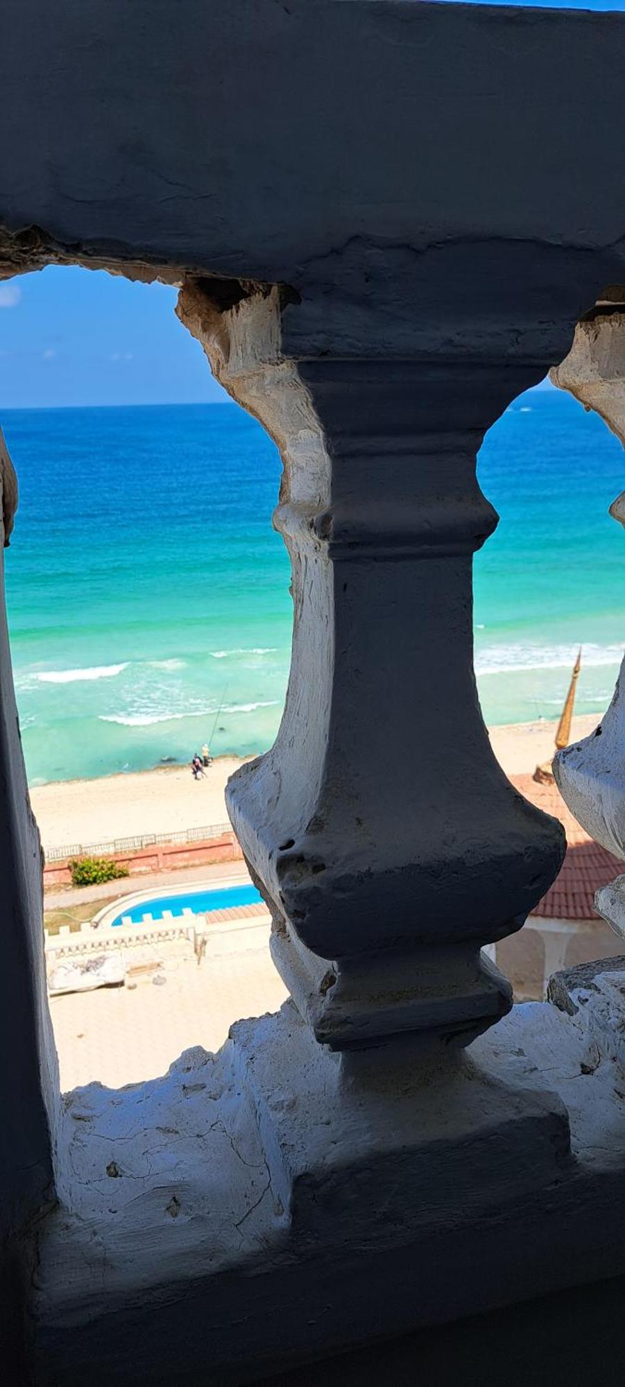 Panorama Apartment With A Charming Sea View Near Alexandria And Burg Elarab Intl Airport With Free Wifi شقة باطلالة ساحرة على البحر اول الساحل الشمالي Dış mekan fotoğraf