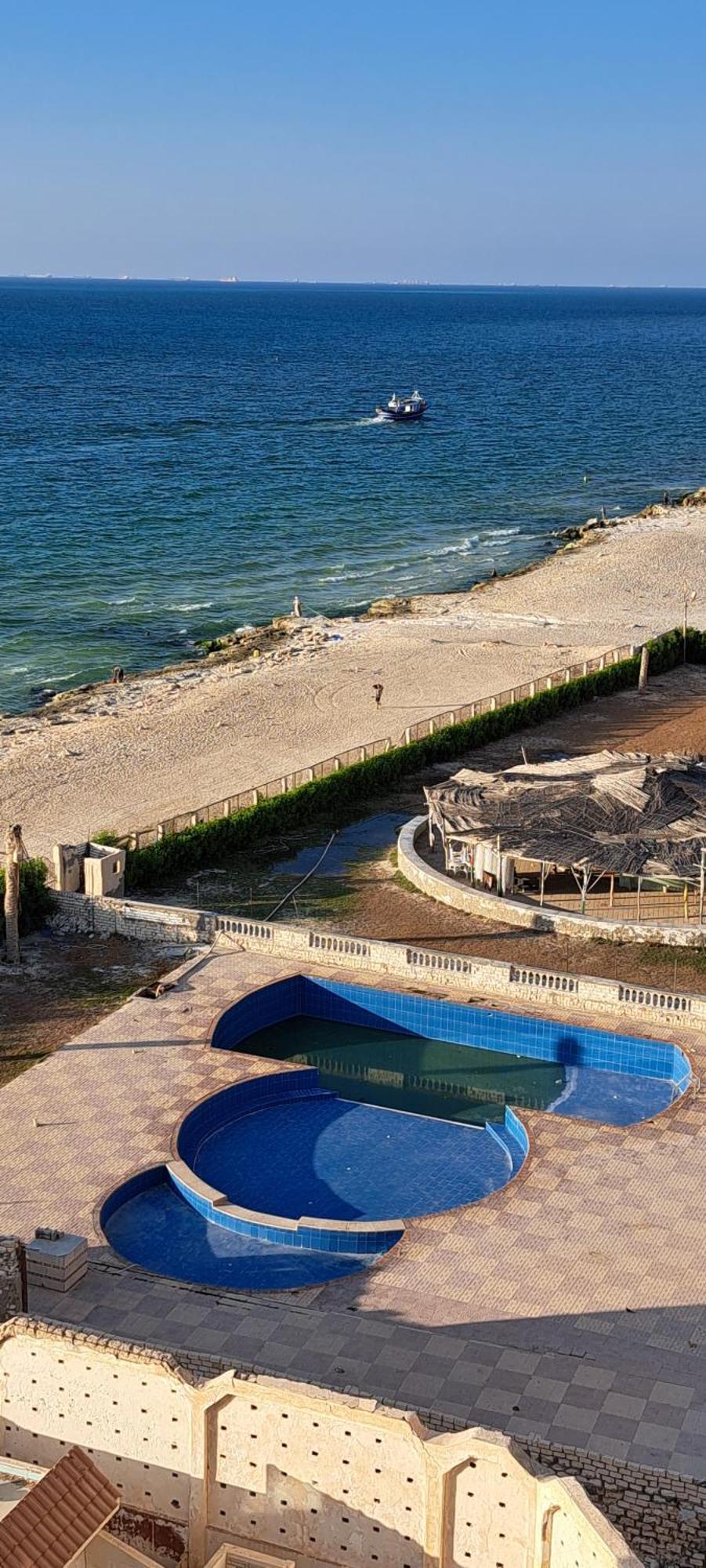 Panorama Apartment With A Charming Sea View Near Alexandria And Burg Elarab Intl Airport With Free Wifi شقة باطلالة ساحرة على البحر اول الساحل الشمالي Dış mekan fotoğraf
